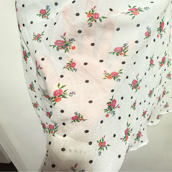 For Love And Lemons White Pink Mini Dress - Picture 8 of 14